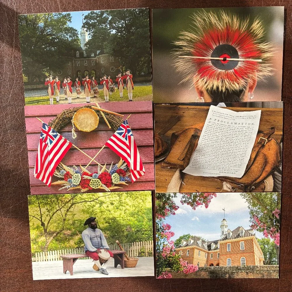 Colonial Williamsburg Blank Cards Set – Historical Stationery – 9 Cards - Picture 1 of 5